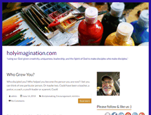 Tablet Screenshot of holyimagination.com